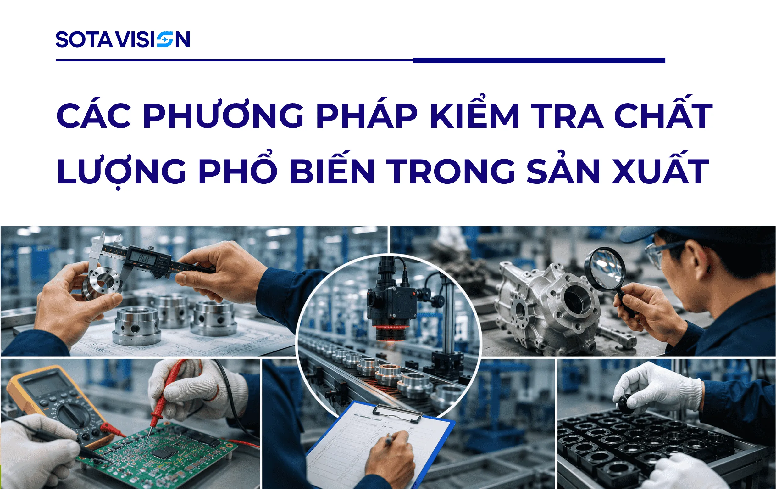 Các Phương Pháp Kiểm Tra Chất Lượng Phổ Biến Trong Sản Xuất