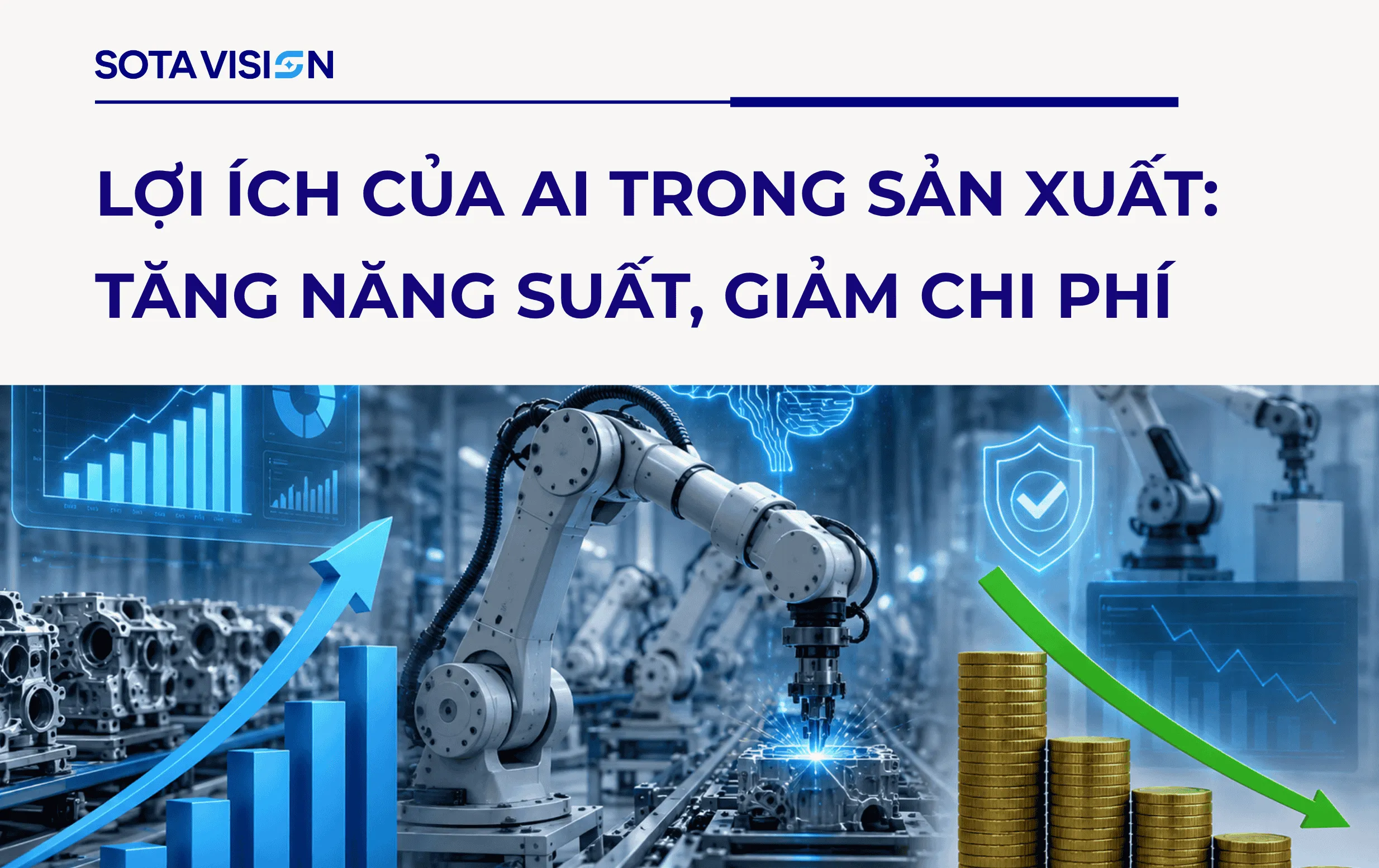 Lợi Ích Của AI Trong Sản Xuất: Tăng Năng Suất, Giảm Chi Phí