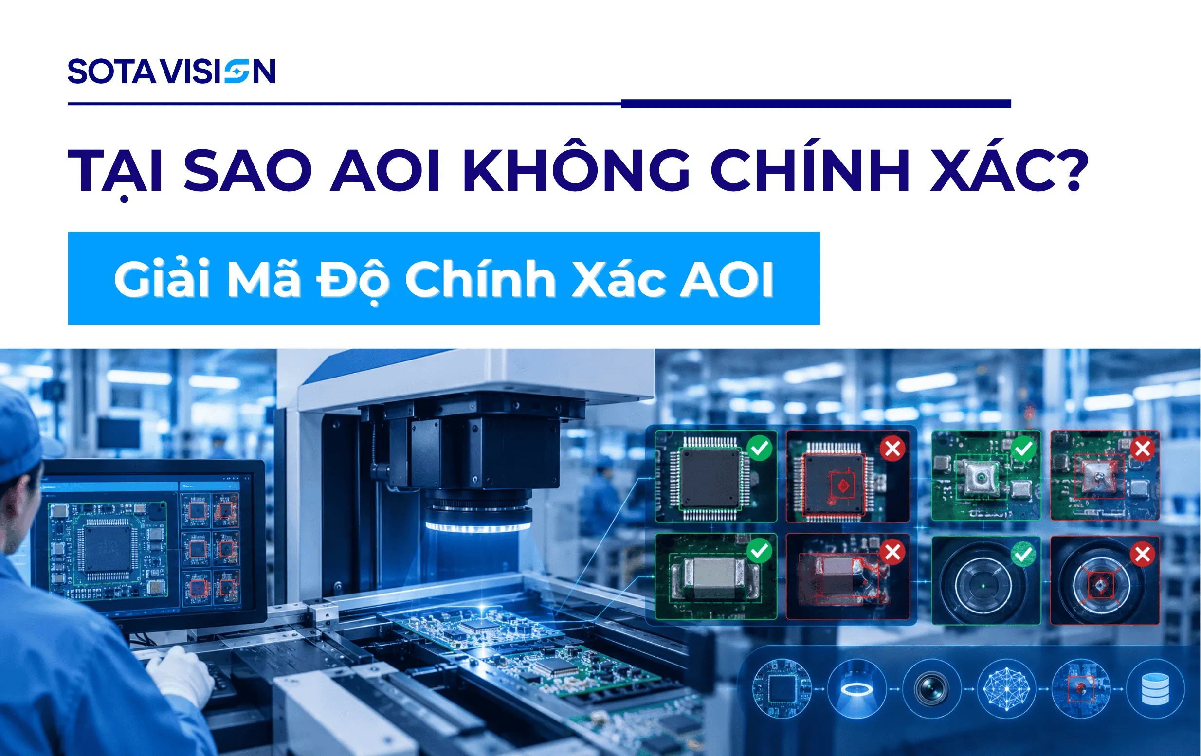 Tại Sao AOI Không Chính Xác? Giải Mã Độ Chính Xác AOI